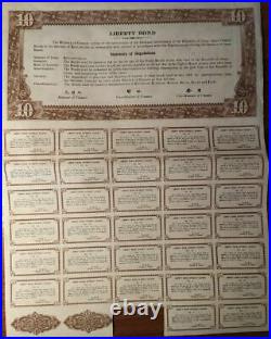 China 1937 Liberty Escalera Set 1000 100 50 10 5 Dollars Bonds Loan Share