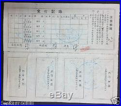 China 1953 Peoples Bank Savings Bond $50000 with Full Coupons