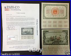 China 1955 Construction Loan Bond $1000000 SPECIMEN with PassCo Certificate