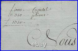 China/Belgium-Austrian East India (China) Co. 1783- loan 1000 guilders -UNIQUE-