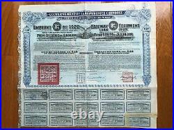 China Chinese Government Railway £20 Gold Treasury Bond1922