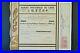 China French Industrial Bank 1920 Share Certificate With Stamps