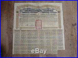 China, Gold Loan Province of Petchili 1913 mit original Certificat
