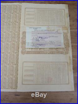 China, Gold Loan Province of Petchili 1913 mit original Certificat