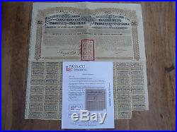 China, Gold Loan of the Government of the Province of Petchili 1913 + PASS-CO