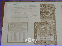 China, Gold Loan of the Government of the Province of Petchili 1913, Scripotrust