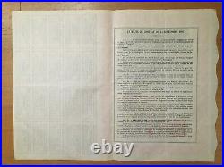 China Government 1925 Lung Tsing U Hai 500frs Bond With Coupons