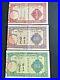 China Government 1935 Bank of Canton $5, $10, $100 Clearing Certificates Set