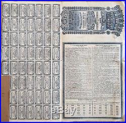 China Lung-Tsing-U-Hai 1913 5% Gold bond Uncancelled with Coupons