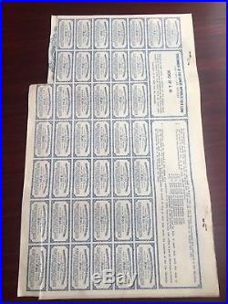 Chinese 1913 Lung Tsin U Hai with 42 Coupons, good condition