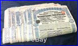 Chinese Lung Tsing U Hai Railway 1913 Super Petchili bond with coupons