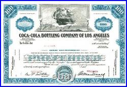 Coca-Cola Bottling Company of Los Angeles California SPECIMEN