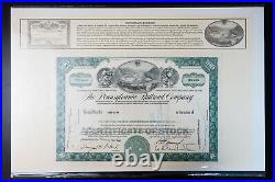 Collection of 16 Engraved Stock & Bond Certificates of Early Railroad Companies