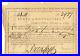 Connecticut Treasury Certificate Currency Note. 1789. Signed by Peter Colt