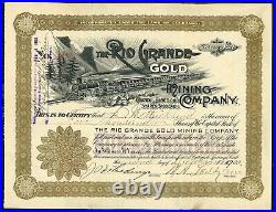 Cripple Creek Colorado Rio Grande Gold Mining Company Gold Hill 1900