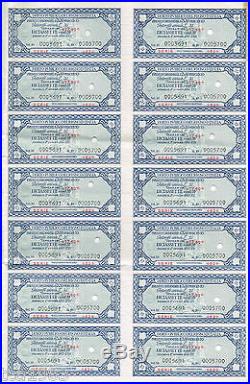 Debito Pubblico Del Regno D' ITALIA / ITALY Certificate/Bond L1000, 1,000Lira