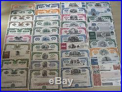 Ebay's #1 Collection Of Vintage U. S. Stock Certificates 100 Diff Capitalist Gems