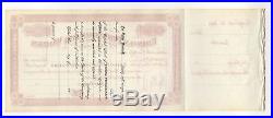 Edison Phonograph Works Stock Certificate