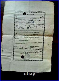 Egypt 1876 Funding Suez Canal Debts Treasury Bill Government Ismail Sedik Pacha