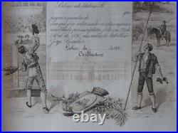 Empreza Tauromachica Lisbonense Portugal 1890 Stock certificate Bullfight