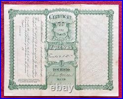 Eureka Mining Smelting & Power Co. 1902 Stock Certificate 1000 Shares