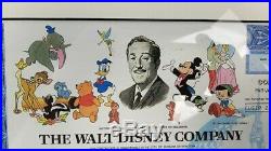 Framed Walt Disney Company Stock Certificate