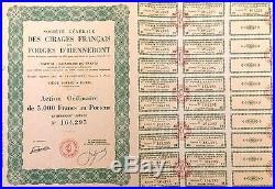 French Colonies Maroc Congo France Mining Petroles Share Certificates x264Au761