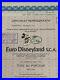 GENUINE EURO DISNEY STOCK CERTIFICATE EXCELLENT CRISP MINT CONDITION WithMICKEY