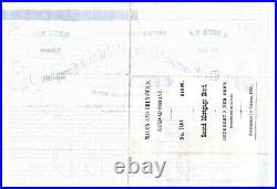GEORGIA 1868 Macon & Brunswick Railroad Company Bond Stock Certificate