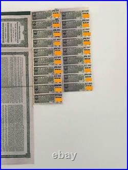 German External Loan, 7% Gold Bond $1,000, 1924, with 19 coupons, with PASS-CO