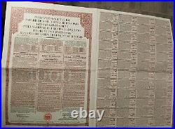 Germany 1930 International Loan 1000 Francs NOT CANCELLED Bond Share Emprunt