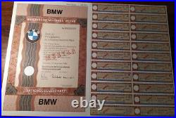 Germany 1996 Bayerische Motoren Werke BMW 1000 Mark Coupons Specimen MUSTER Bond