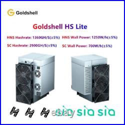 Goldshell HS Lite Miner HNS/SC Miner 1200w hns1360gh/s 750w sc2900gh/s WithPSU