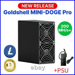 Goldshell Mini Doge Pro Miner 205MH/s 220W Silent Dogecoin& Ltcconin withPSU WIFI