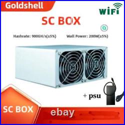 Goldshell SC BOX Miner ASIC SiaCoin 900GH/s 200W Miner Wifi Version With PSU