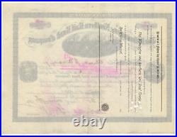 Henry Algernon DuPont Wilmington and Northern Railroad Co. Stock Certificate