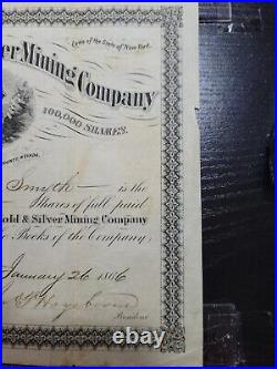 Humboldt River Gold and Silver Mining Company Stock Certificate 051123-1