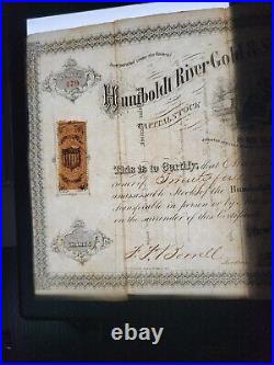 Humboldt River Gold and Silver Mining Company Stock Certificate 051123-1