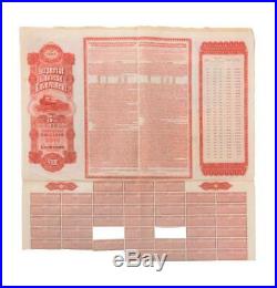 Imperial Chinese Railway Bond $100