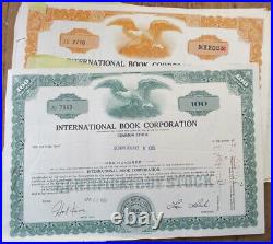 International Book/Flavos/Gnrl Sales/Inpak 1960s 3000+ PIECES Stock Certificates