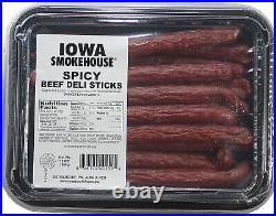 Iowa Smokehouse IS-BDS Beef Deli Sticks, Spicy, 13-oz. Quantity 16