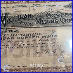Is Michigan Copper Mining Co Lake Superior Keweenaw Mi