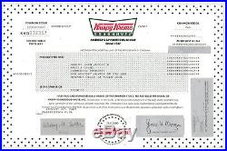 Krispy Kreme Doughnuts stock certificate