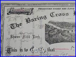 Little Rock, AR 1924 The Baring Cross Bridge Stock Certificate #432