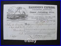 Livingston Signed Harnden's Express