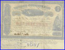 MARYLAND 1856 The Patapsco Company Stock Certificate #53 Developer Curtis Bay