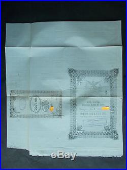 Mexico $1000- Bonos Del Fondo 1856 Full Coupon Sheet