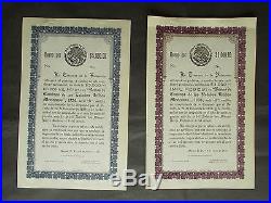 Mexico 31x Short Term Treasury Bills Specimen Collection 1936