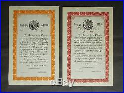 Mexico 31x Short Term Treasury Bills Specimen Collection 1936