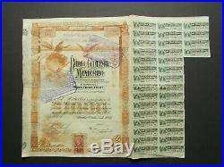 MEXICO BANCO CENTRAL MEXICANO Ps. 1000- BROWN FIRST ISSUE 1903 NOT CANCELLED